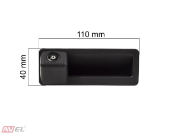 Штатная HD камера заднего вида AVS327CPR (009) для автомобилей BMW