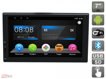 Универсальная магнитола 2DIN AVS070AN (#007) на Android