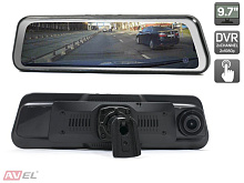 Потоковое зеркало заднего вида AVS0587DVROM (AVS0587DVR (Original mount)) с монитором, видеорегистратором и камерой заднего вида
