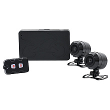 Двухканальный видеорегистратор AVS323DVR для мотоцикла