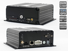 Четырёхканальный AHD видеорегистратор AVS320DVR с GPS