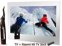 Smart телевизор в зеркале AVS475SM (Magic Mirror) + Xiaomi Mi TV Stick