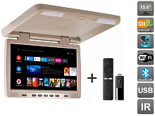 Потолочный монитор на Android AVS115BE + Xiaomi Mi TV Stick + AV1252DC