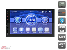 Универсальная магнитола 2DIN AVS060W (001) с MirrorLink