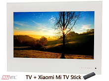Smart телевизор AVS325SM (белая рамка) + Xiaomi Mi TV Stick
