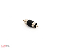 Переходник AV01MM (папа-папа) для соединения RCA кабелей