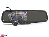 Комплект из зеркала с монитором и видеорегистратором и универсальной камеры AVS0507DVR + AVS307CPR (980 НD)