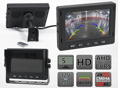 Монитор AVS0555BM (AHD/CVBS) для камер заднего и переднего вида