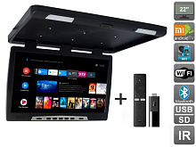 Потолочный монитор на Android AVS2220MBL (AVS2220MPP (черный) + Xiaomi Mi TV Stick + AV1252DC