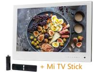 Встраиваемый Smart монитор для кухни AVS2404BMWF (AVS2404BM White) + Xiaomi Mi TV Stick