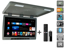 Потолочный монитор на Android AVS2220MGR + Xiaomi Mi TV Stick + AV1252DC
