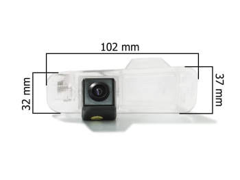 CCD штатная камера заднего вида с динамической разметкой AVS326CPR (036) для автомобилей KIA