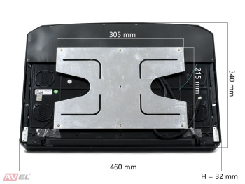 Потолочный монитор 17,3" со встроенным Full HD медиаплеером AVS1707MPP (черный)