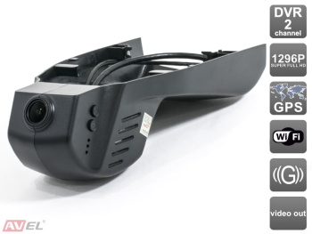 Штатный двухканальный автомобильный Ultra HD (1296P) видеорегистратор с GPS AVS400DVR (112) для BMW