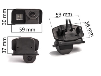 CCD штатная камера заднего вида с динамической разметкой AVS326CPR (087) для автомобилей TOYOTA