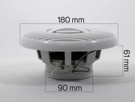 Комплект из двух влагозащищенных динамиков, усилителя и акустического кабеля AV315BT + 2xAVS650MSP + AV10AC