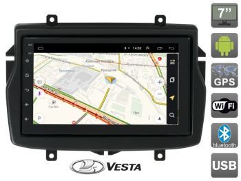 Штатная магнитола AVS070AN (610) на Android для автомобилей Lada Vesta
