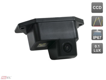CCD штатная камера заднего вида с динамической разметкой AVS326CPR (059) для автомобилей MITSUBISHI