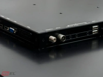 Встраиваемый Smart телевизор для кухни AVS320KSBF (AVS320KS Black) с подъемным механизмом KESSEBOHMER FREEslide Q4us