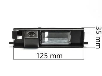 CCD штатная камера заднего вида с динамической разметкой AVS326CPR (098) для автомобилей TOYOTA