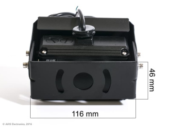 CCD камера заднего вида AVS660CPR с автоматической шторкой, автоподогревом, ИК-подсветкой и встроенным микрофоном