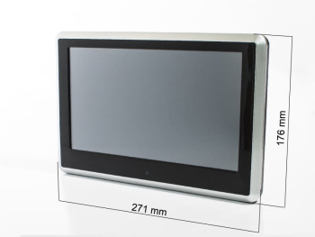 Навесной монитор на подголовник с сенсорным экраном 10.1", встроенным DVD плеером и медиаплеером AVS1038T