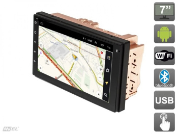 Универсальная магнитола 2DIN AVS070AN (005) на Android