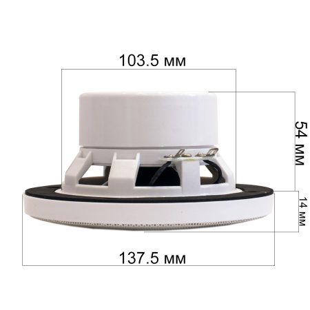 Комплект из двух влагозащищенных динамиков, усилителя и акустического кабеля AVS140 + 2xAV400CS + AV10AC