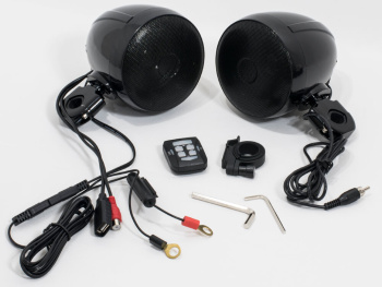 Аудиосистема для мотоцикла AVS350MPBL (AVS350MP черная)