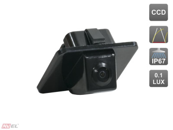 CCD штатная камера заднего вида с динамической разметкой AVS326CPR (155) для автомобилей HYUNDAI/ KIA