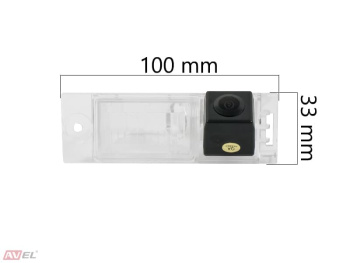 CCD штатная камера заднего вида с динамической разметкой AVS326CPR (180) для автомобилей HYUNDAI/ KIA