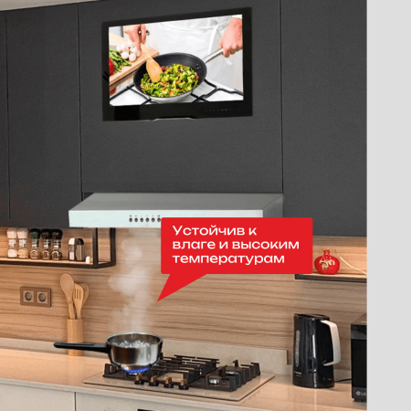 Встраиваемый Smart телевизор для кухни AVS240WSBF (AVS240WS Black)