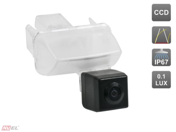 CCD штатная камера заднего вида с динамической разметкой AVS326CPR (090) для автомобилей CITROEN/ PEUGEOT/ TOYOTA
