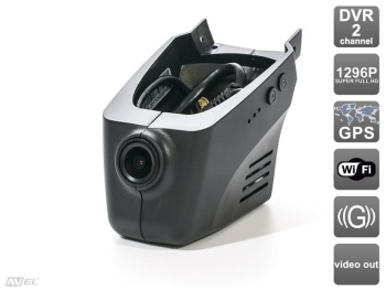 Штатный двухканальный автомобильный Ultra HD (1296P) видеорегистратор AVS400DVR (109) с GPS для Porsche