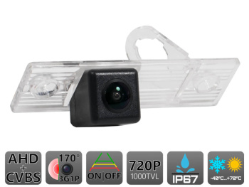 Штатная камера заднего вида AVS327CPR (012 AHD/CVBS) с переключателем HD и AHD для автомобилей CHEVROLET/ DAEWOO/ RAVON