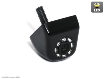 Универсальная камера заднего вида AVS310CPR (#980L) со светодиодной подсветкой