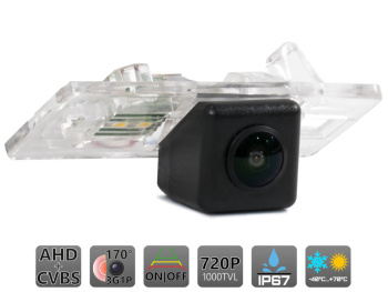 Штатная камера заднего вида AVS327CPR (001 AHD/CVBS) с переключателем HD и AHD для автомобилей AUDI/ LADA/ SEAT/ SKODA/ VOLKSWAGEN