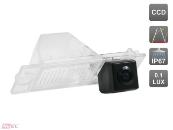 CCD штатная камера заднего вида с динамической разметкой AVS326CPR (180) для автомобилей HYUNDAI