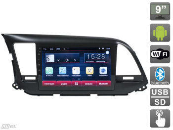 Штатная магнитола AVS090AN (003 slim) на Android для автомобилей Hyundai