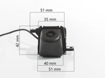 CCD штатная камера заднего вида с динамической разметкой AVS326CPR (038) для автомобилей LAND ROVER