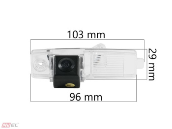 CCD штатная камера заднего вида с динамической разметкой AVS326CPR (093) для автомобилей LEXUS/ TOYOTA
