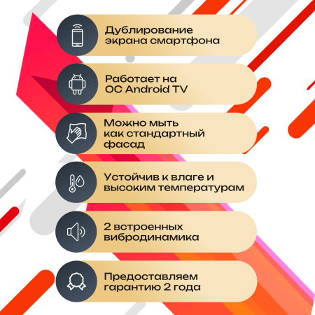 Встраиваемый Smart телевизор для кухни AVS325KSBF (AVS325KS Black)