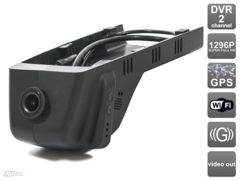 Штатный двухканальный автомобильный Ultra HD (1296P) видеорегистратор AVS400DVR (105) с GPS для BMW