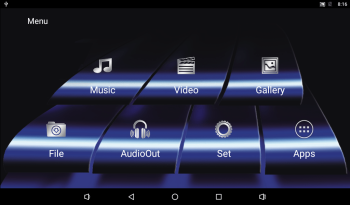 Навесной монитор на подголовник с сенсорным экраном 10.1" на Android AVS1088AN