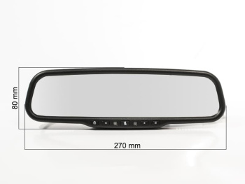 Зеркало заднего вида AVS0470DVR со встроенным двухканальным видеорегистратором и монитором 4.3"