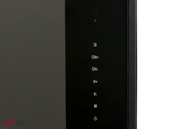 Встраиваемый Smart телевизор для кухни AVS320K (черная рамка) + Xiaomi Mi TV Stick