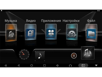 Навесной монитор на подголовник с сенсорным экраном 12.5" на Android AVS1215AN