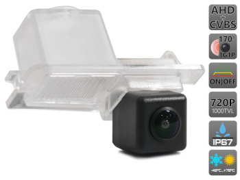 Штатная камера заднего вида AVS327CPR (078 AHD/CVBS) с переключателем HD и AHD для автомобилей SSANGYONG