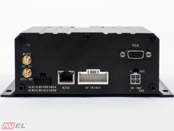 Четырёхканальный AHD видеорегистратор AVS510DVR с 3G и GPS