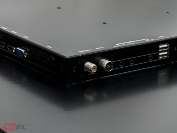 Встраиваемый Smart телевизор для кухни AVS320KS (черная рамка)